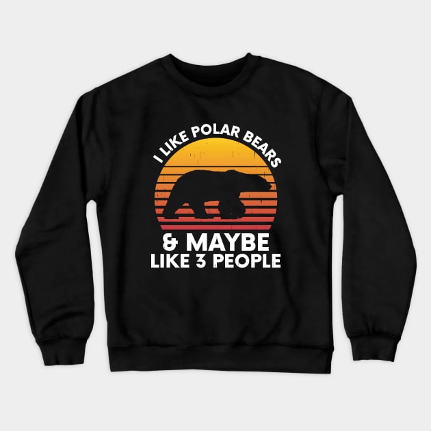 i like polar bears and maybe 3 people Crewneck Sweatshirt by youki